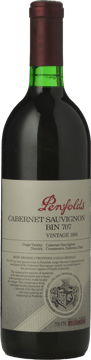 PENFOLDS Bin 707 Cabernet Sauvignon, South Australia 1985 Bottle image number 0