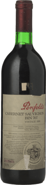 PENFOLDS Bin 707 Cabernet Sauvignon, South Australia 1990 Bottle image number 0