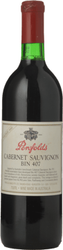 PENFOLDS Bin 407 Cabernet Sauvignon, South Australia 1990 Bottle image number 0