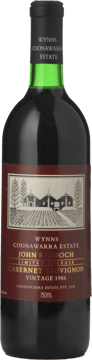 WYNNS COONAWARRA ESTATE John Riddoch Cabernet Sauvignon, Coonawarra 1986 Bottle image number 0
