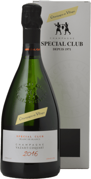 VAZART-COQUART & FILS Special Club Blanc de Blanc Grand Cru Brut , Champagne 2016 Bottle image number 0