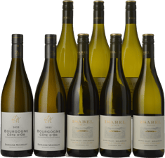 LANGTONS ISABEL ESTATE VINEYARD Chardonnay with Two bottles of DOMAINE MICHELOT, Bourgogne Blanc, 8 Pk  MV Case
