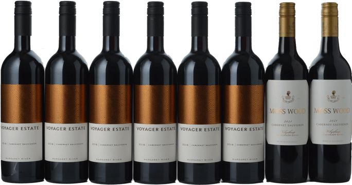 LANGTONS VOYAGER ESTATE Cabernet Sauvignon with Two bonus bottles of MOSS WOOD Moss Wood Vineyard Cabernet Sauvignon, 8 Pk  MV Case image number 0
