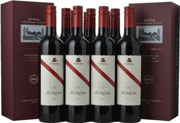LANGTONS D'ARENBERG WINES The Dead Arm Shiraz with two bottles of WYNNS COONAWARRA ESTATE John Riddoch Cabernet Sauvignon 12 Pack MV Case image number 0