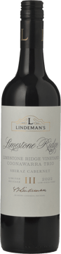 LINDEMANS Limestone Ridge Coonawarra Trio Shiraz Cabernet, Coonawarra 2022 Bottle image number 0