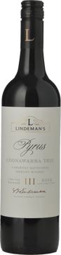 LINDEMANS Pyrus Trio Cabernets, Coonawarra 2022 Bottle image number 0