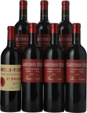 LANGTONS CLARENDON HILLS Sandown Vineyard Cabernet Sauvignon, McLaren Vale with a Bonus CHATEAU FIGEAC 1er grand cru classe St-Emilion 7 Pack MV Case