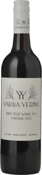 YARRA YERING Dry Red Wine No.2 Shiraz, Yarra Valley 2023 Bottle image number 0