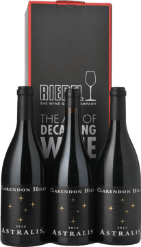 LANGTONS CLARENDON HILLS Astralis Syrah Mini Vertical with a Bonus RIEDEL Decanter 1977/13 Cornetto Single, 4 Pack MV Case image number 0