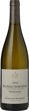 DOMAINE MICHELOT Meursault-Genevrieres 1er cru, Burgundy 2023 Bottle image number 0