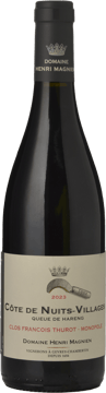 DOMAINE HENRI MAGNIEN Clos Francois Thurot Monopole , Cote de Nuits-Villages 2023 Bottle image number 0