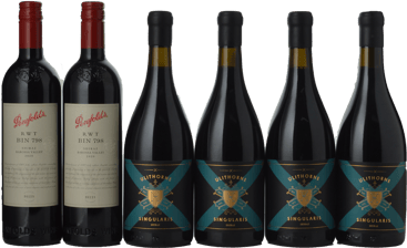 LANGTONS ULITHORNE Singularis Shiraz, McLaren Vale with Bonus two bottles of PENFOLDS RWT, 6 Pack  MV Case