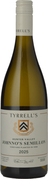 TYRRELL'S Johnno's Semillon, Hunter Valley 2025 Bottle image number 0