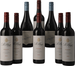 LANGTONS ST HUGO Shiraz, Barossa with Bonus HARDY'S Eileen Hardy Shiraz, 8 Pack MV Case