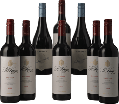 LANGTONS ST HUGO Shiraz, Barossa with Bonus HARDY'S Eileen Hardy Shiraz, 8 Pack MV Case image number 0