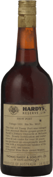 HARDY'S Reserve BIN M127 Show Tawny Port, McLaren Vale 1951 Bottle image number 0