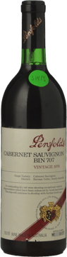 PENFOLDS Bin 707 Cabernet Sauvignon, South Australia 1976 Bottle image number 0