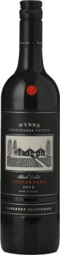 WYNNS COONAWARRA ESTATE Cabernet Sauvignon, Coonawarra 2012 Bottle image number 0