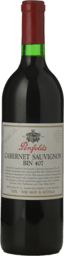PENFOLDS Bin 407 Cabernet Sauvignon, South Australia 1991 Bottle image number 0