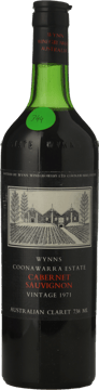 WYNNS COONAWARRA ESTATE Cabernet Sauvignon, Coonawarra 1971 Bottle image number 0