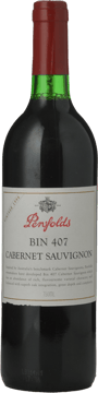 PENFOLDS Bin 407 Cabernet Sauvignon, South Australia 1998 Bottle image number 0