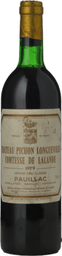 CHATEAU PICHON-LONGUEVILLE COMTESSE DE LALANDE 2me cru classe, Pauillac 1979 Bottle image number 0