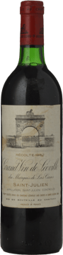 CHATEAU LEOVILLE-LAS-CASES 2me cru classe, St-Julien 1982 Bottle image number 0
