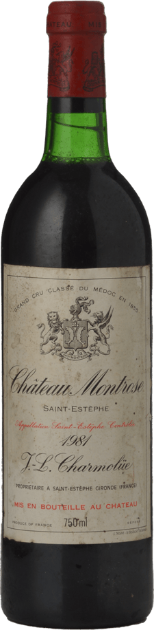 CHATEAU MONTROSE 2me cru classe, St-Estephe 1981 Bottle