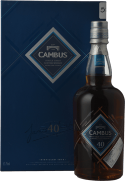 CAMBUS Limited Edition 1975 40 Year Old Scotch Whisky 52.7% ABV, The Lowlands NV 700ml image number 0