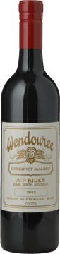 WENDOUREE Cabernet Malbec, Clare Valley 2013 Bottle image number 0