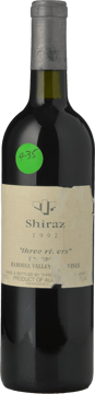 THREE RIVERS (CHRIS RINGLAND) Dry Grown Bush Vines Shiraz, Barossa 1992 Bottle image number 0