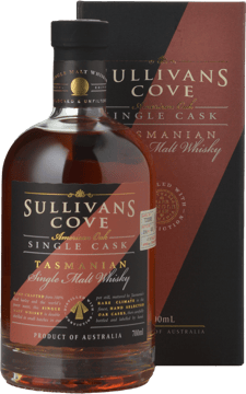 SULLIVANS COVE American Oak Single Cask TD0085 47.5% ABV Single Malt Whisky, Tasmania NV 700ml image number 0