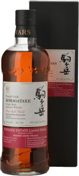 HOMBO SHUZO CO LTD MARS Komagatake Voyager Estate Wine Cask Finish 47%ABV Single Malt Whisky, Japan 2014 700ml image number 0