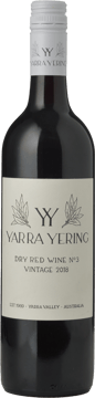 YARRA YERING Dry Red Wine No.3, Yarra Valley 2018 Bottle image number 0