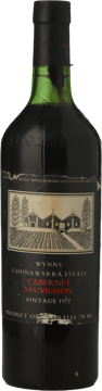 WYNNS COONAWARRA ESTATE Cabernet Sauvignon, Coonawarra 1972 Bottle image number 0