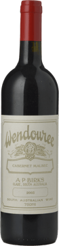 WENDOUREE Cabernet Malbec, Clare Valley 2003 Bottle image number 0