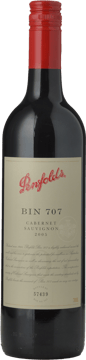 PENFOLDS Bin 707 Cabernet Sauvignon, South Australia 2005 Bottle image number 0