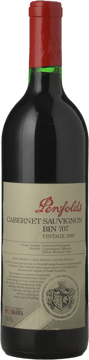 PENFOLDS Bin 707 Cabernet Sauvignon, South Australia 1990 Bottle image number 0