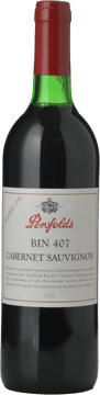 PENFOLDS Bin 407 Cabernet Sauvignon, South Australia 1998 Bottle image number 0