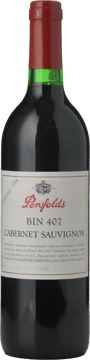 PENFOLDS Bin 407 Cabernet Sauvignon, South Australia 1998 Bottle image number 0