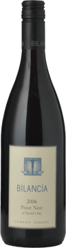 BILANCIA Pinot Noir, Hawkes Bay 2006 Bottle image number 0