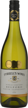 TYRRELL'S Belford Chardonnay, Hunter Valley 2009 Bottle image number 0