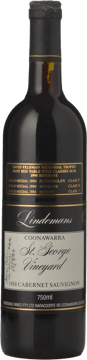 LINDEMANS St. George Vineyard Cabernet Sauvignon, Coonawarra 1988 Bottle image number 0
