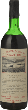 LINDEMANS Private Bin 1620 Claret Shiraz, Hunter Valley 1959 Bottle image number 0
