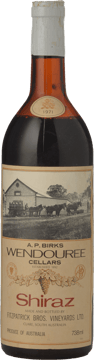 WENDOUREE Shiraz, Clare Valley 1971 Bottle image number 0