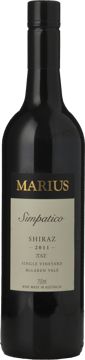 MARIUS WINES Simpatico Single Vineyard Shiraz, McLaren Vale 2011 Bottle image number 0