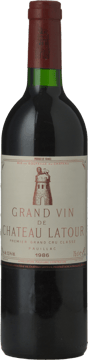 CHATEAU LATOUR 1er cru classe, Pauillac 1986 Bottle image number 0