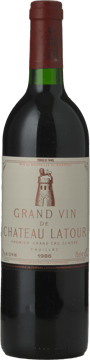 CHATEAU LATOUR 1er cru classe, Pauillac 1986 Bottle image number 0
