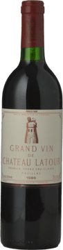 CHATEAU LATOUR 1er cru classe, Pauillac 1986 Bottle image number 0