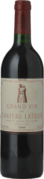 CHATEAU LATOUR 1er cru classe, Pauillac 1986 Bottle image number 0